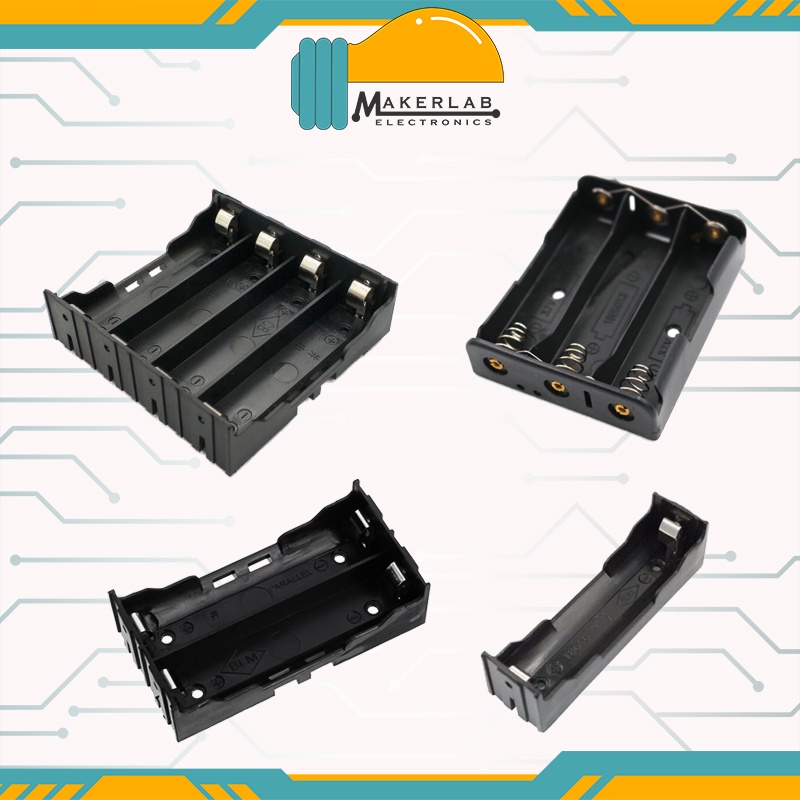 18650 Cell Battery Holder Case Blossom Series Parallel 3.7V Shopee