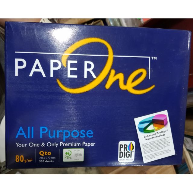 Paper One Bond Paper Substance 24 [80gsm] Shopee Philippines