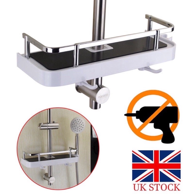 Highend bathroom storage rack shower room storage rack shelf board Shopee Philippines