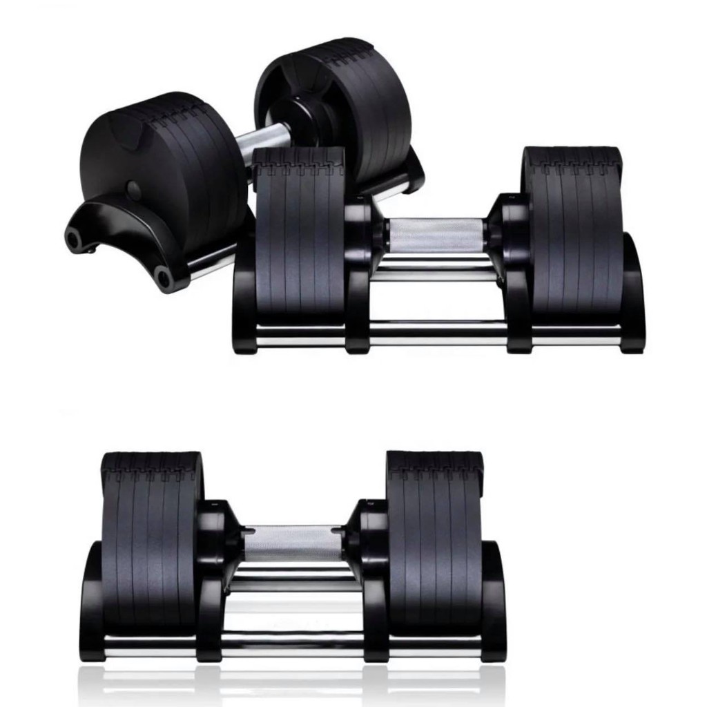 High QualityAdjustable Dumbbells from 232kg, 4kg incrementsJust Turn