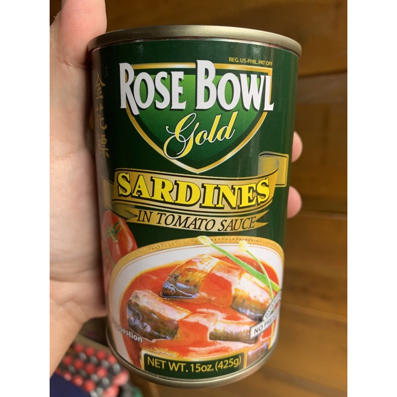 rosebowl / ROSE BOWL GOLD PREMIUM SARDINES 425g Shopee Philippines
