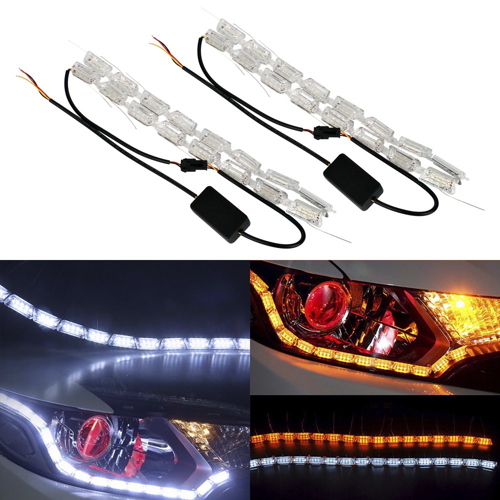 Crystal Flowing vinstar led DRL day light flexible led Shopee Philippines