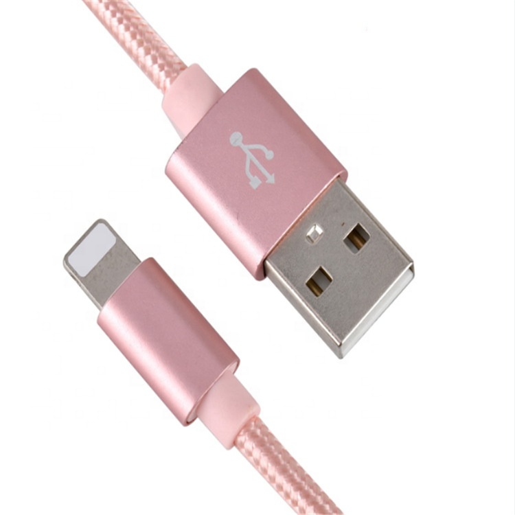 Nylon Braided 8 Pin USB Charging Cable 1 / 1.5 / 2 Meters Shopee