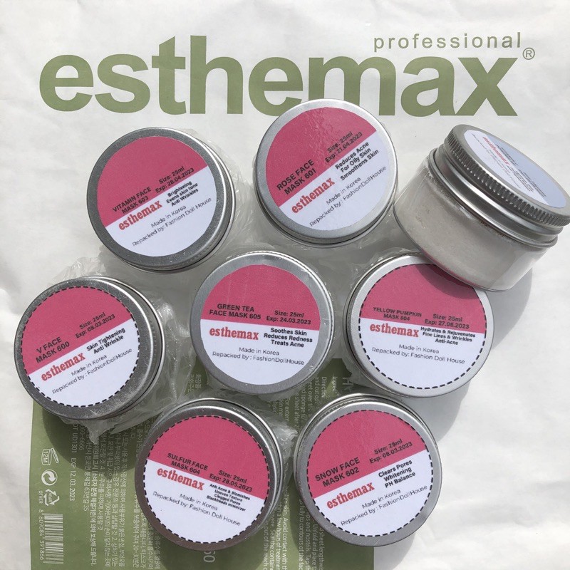 ESTHEMAX Face Masks (Decant) Shopee Philippines