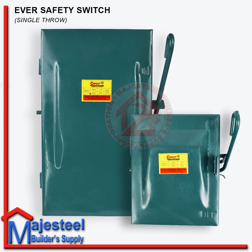 Ever Safety Switch Fuse Box 2 Pole Single Throw Fusible 30A (Majesteel