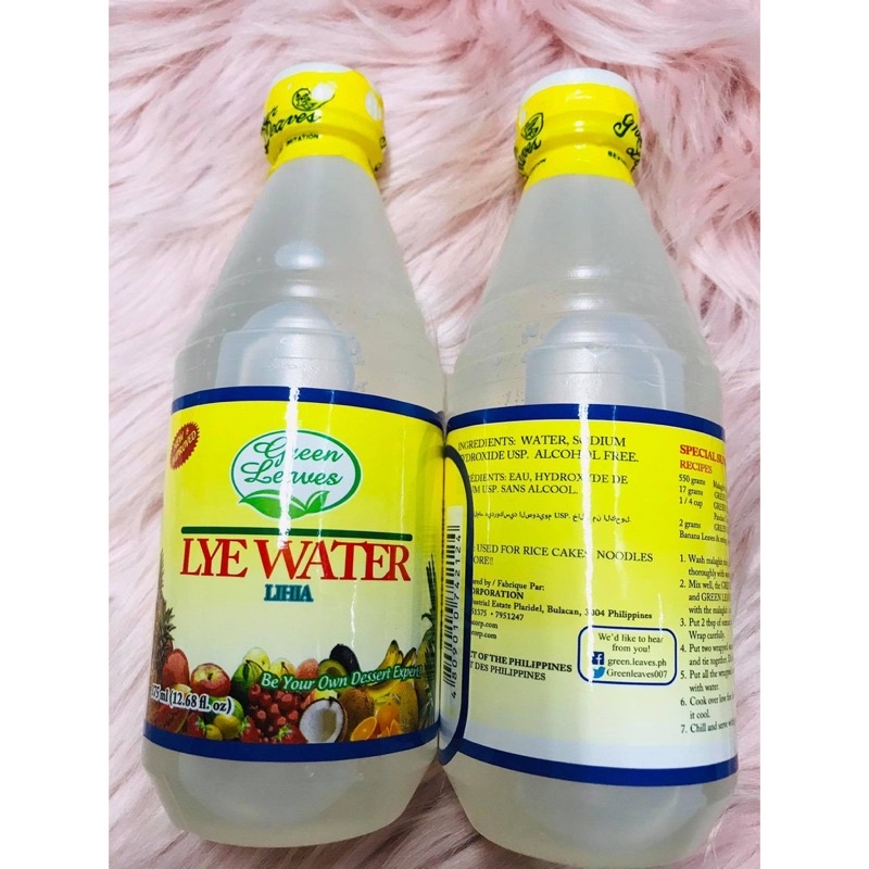 LYE WATER/LIHIA 375ml (green leaves) Shopee Philippines