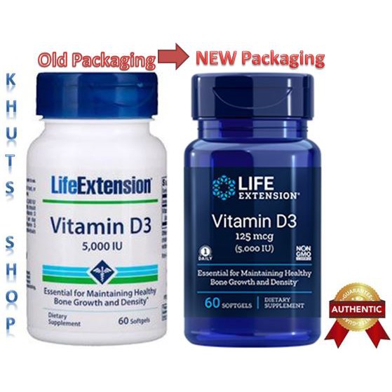 Life Extension, Vitamin D3 5000 IU, 60 Softgels Shopee Philippines