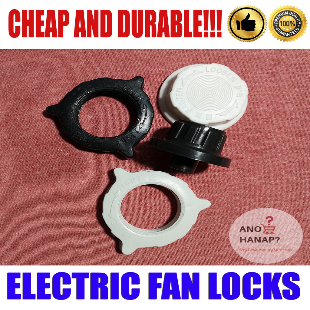 Affordable and Durable Electric Fan Lock (Front and Back) Shopee