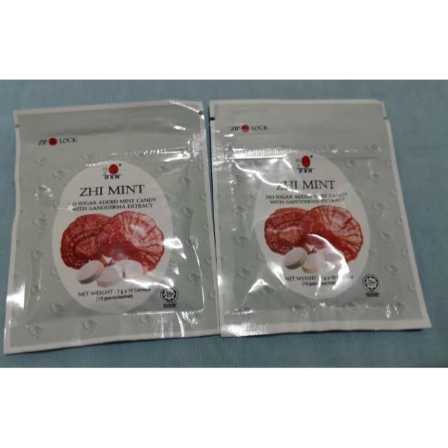 Dxn zhi mint 2 ziplock sachets x 10 candies Shopee Philippines