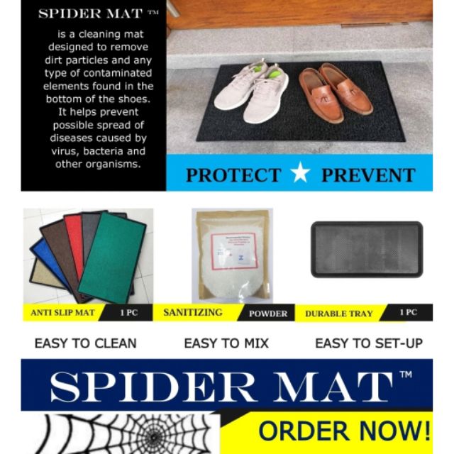 SPIDER MAT (Shoe Sanitizing Mat) Shopee Philippines