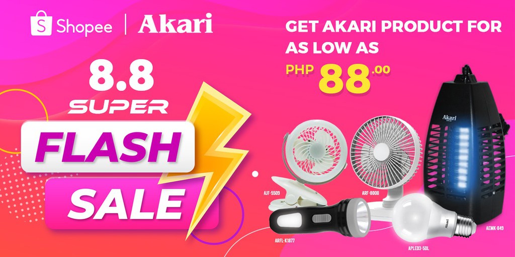 Akari Lighting Philippines, Online Shop Shopee Philippines