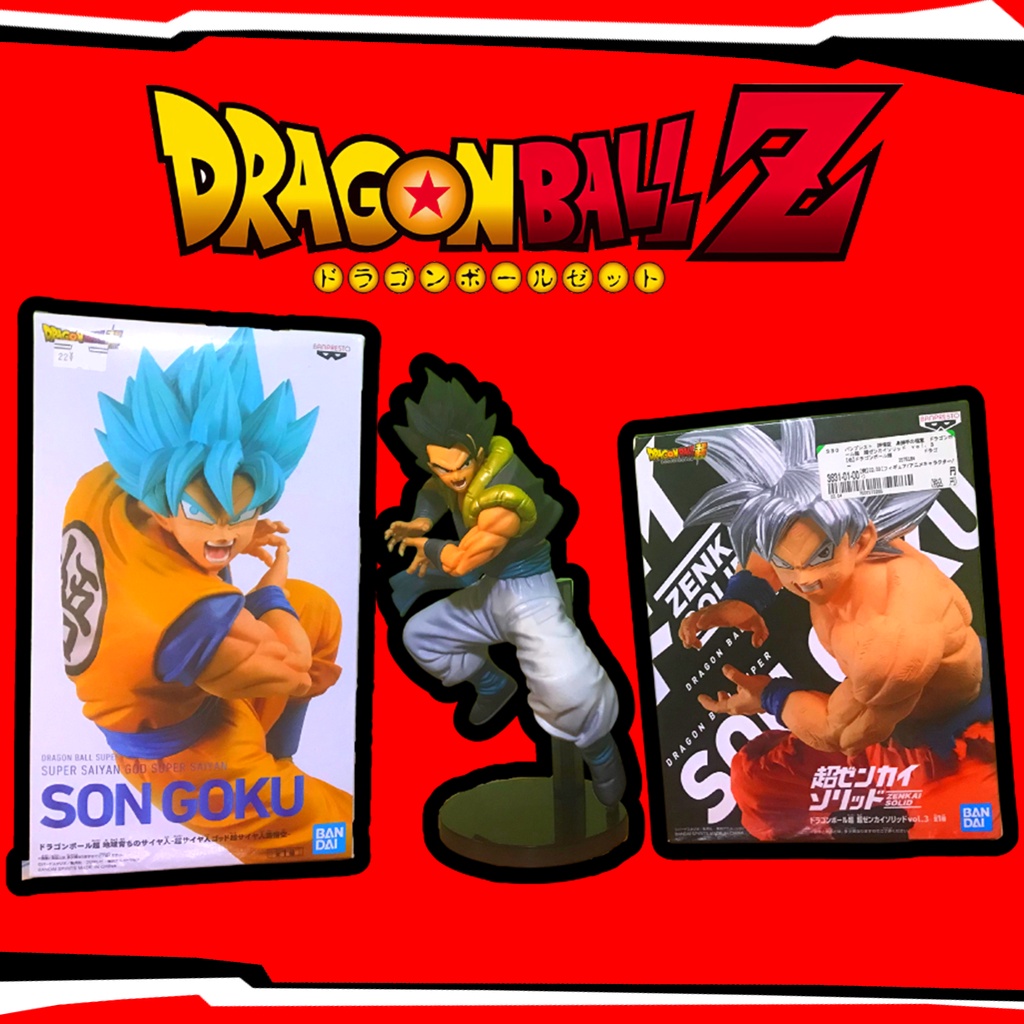 Dragon Ball Z Figures Set SSGSS Son Goku, Gogeta, Ultra Instinct Son