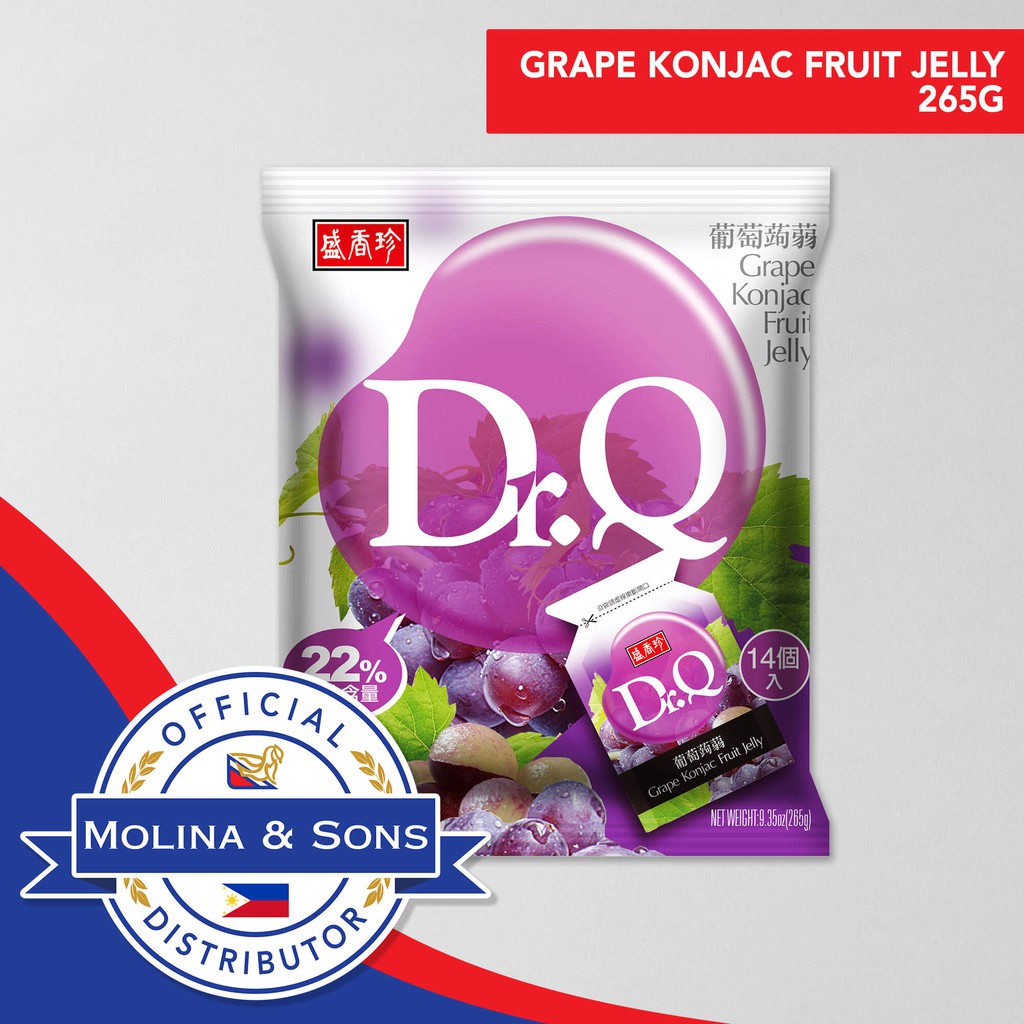 Dr. Q Grape Konjac Fruit Jelly 265G Shopee Philippines