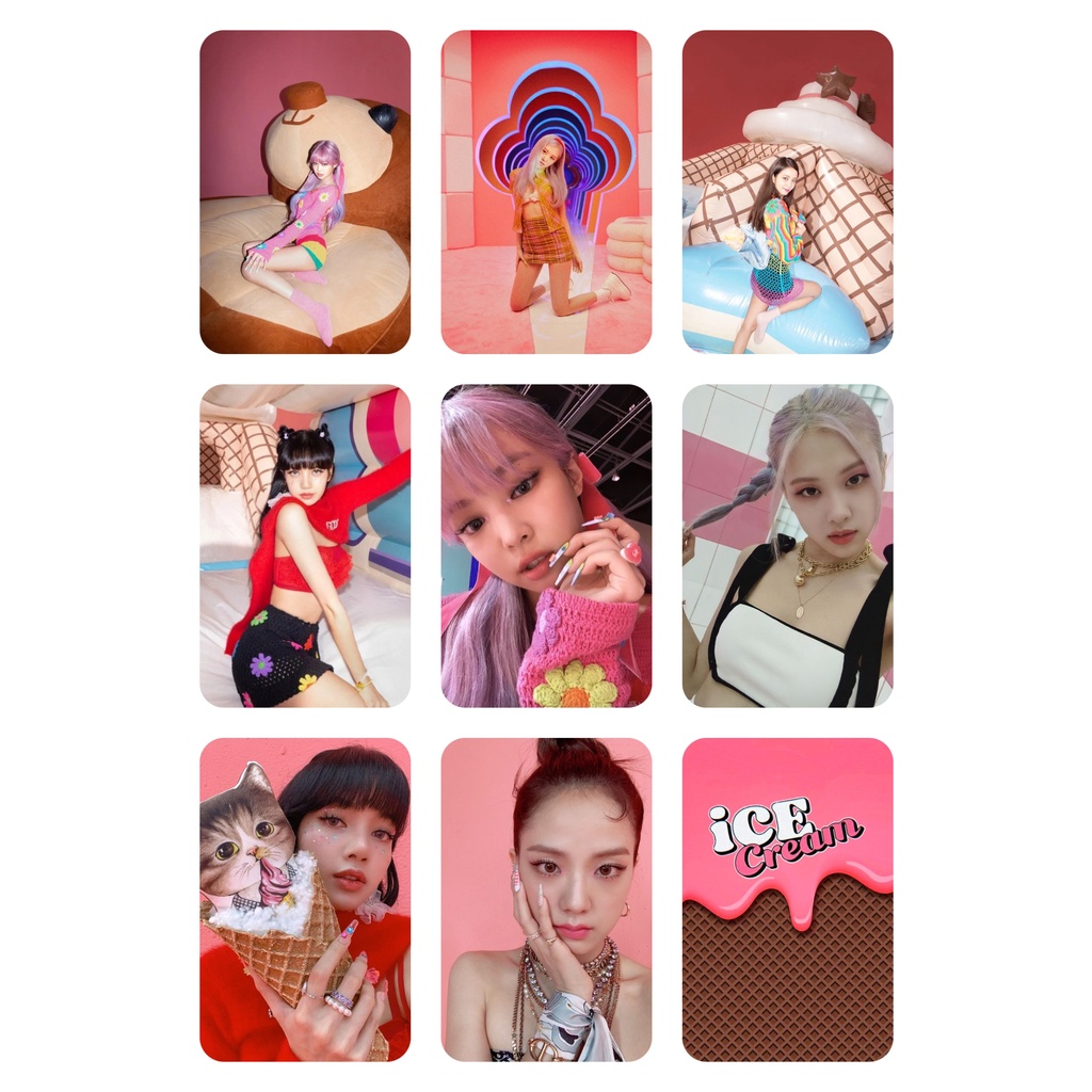 BLACKPINK ICE CREAM PHOTOCARD SET!! Shopee Philippines