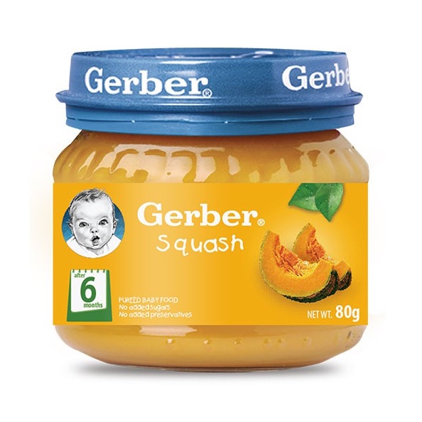 GERBER Baby Food Squash Puree 80g Shopee Philippines