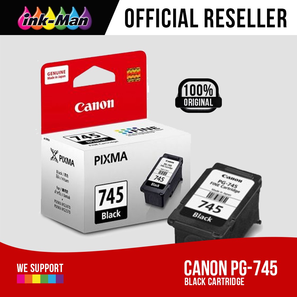 CANON PG745S BLACK ORIGINAL CARTRIDGE Shopee Philippines