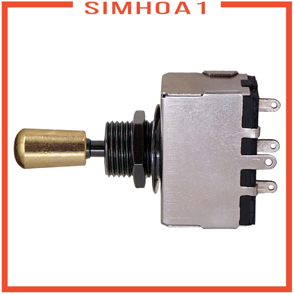 [SIMHOA1] 3 Way Guitar Toggle Switch Rhythm Rotary Pickup Selector
