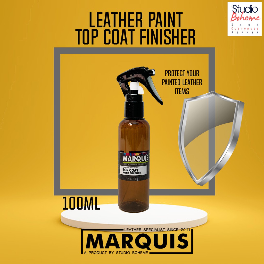 Leather Paint top coat sealant MARQUIS LEATHER CARE LEATHER REPAIR