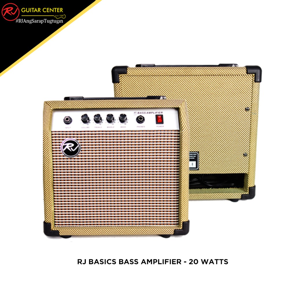 RJ Guitars Basics Bass Amplifier 20 Watts Shopee Philippines