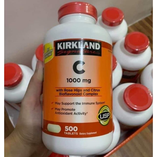 Kirkland Vitamin C 1000mg 500 tablets Shopee Philippines