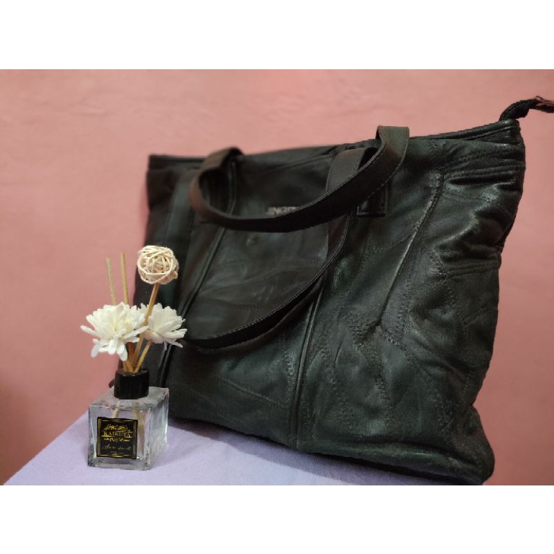 Leather shoulder bag (JingPin) Shopee Philippines