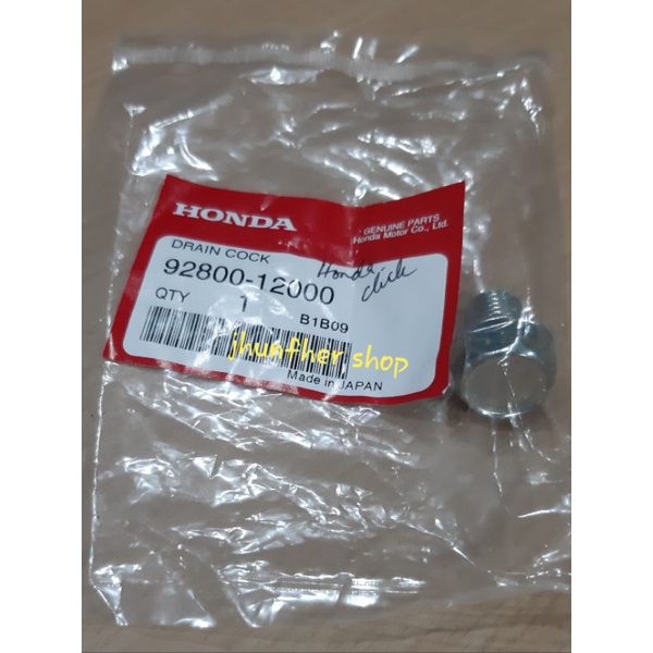 Drain Plug Honda Click (Genuine Parts) Shopee Philippines
