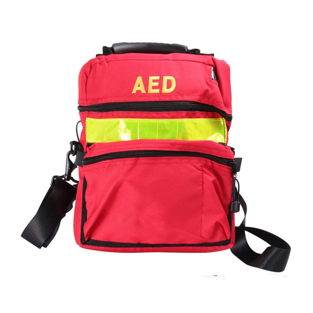 AED Medical Bag First Aid Bag Empty Travel Rescue Defibrillator Pouch