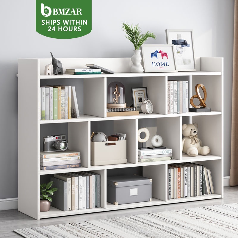 【12.12】【COD&In Stock】Wooden Book Shelf For Kids Living room Display
