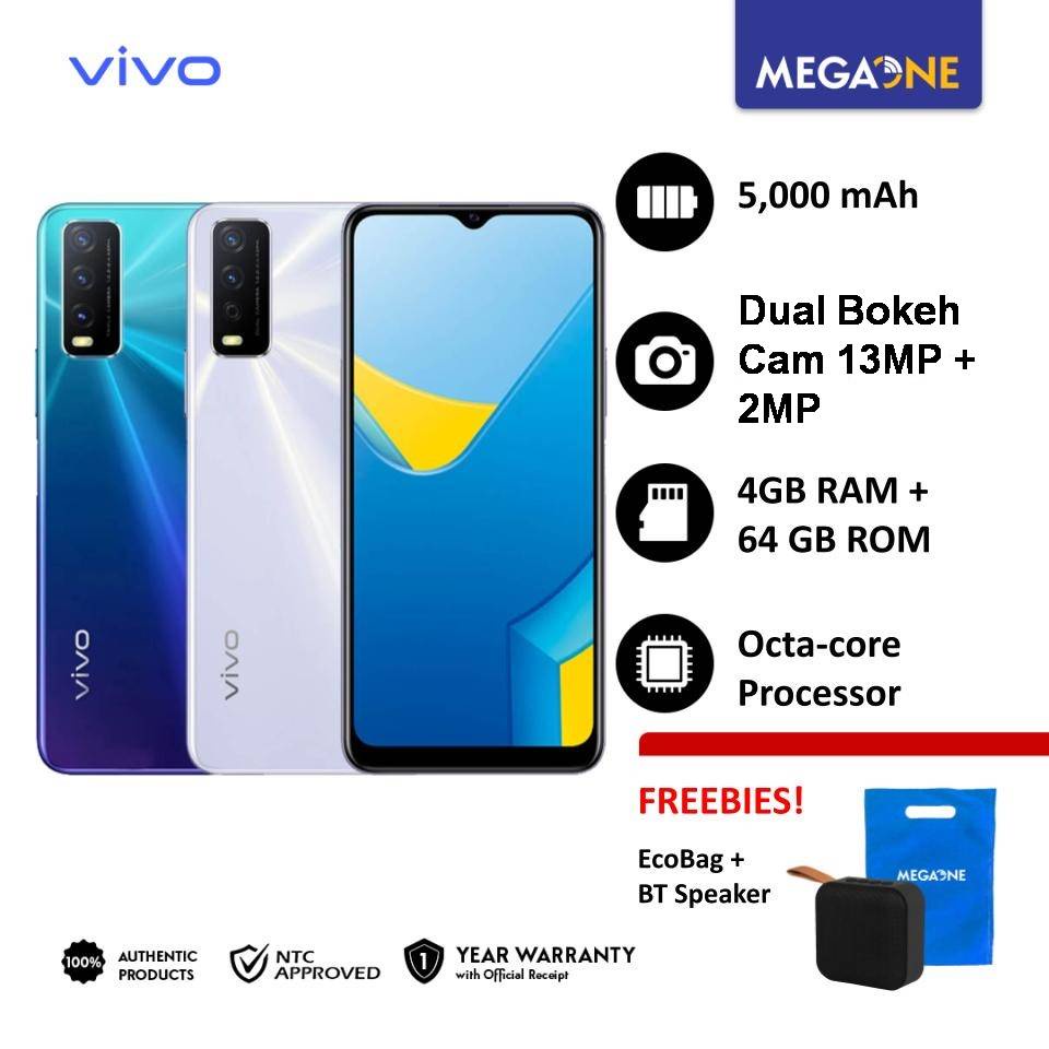 Vivo Y20i 64GB ROM 4GB RAM 13MP AI Dual Cam Bokeh Camera 5000mAh 6.51