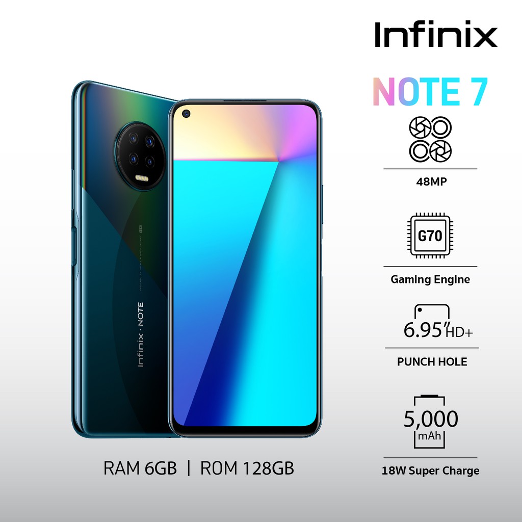 Infinix Note 7 6GB + 128GB (1 Year Local Warranty) Shopee Philippines