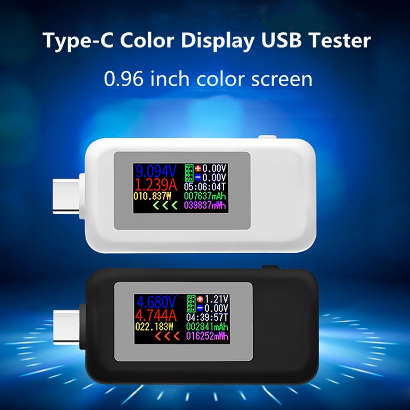 10 in 1 DC TypeC USB Tester Current 430V Voltmeter Chrono Ammeter