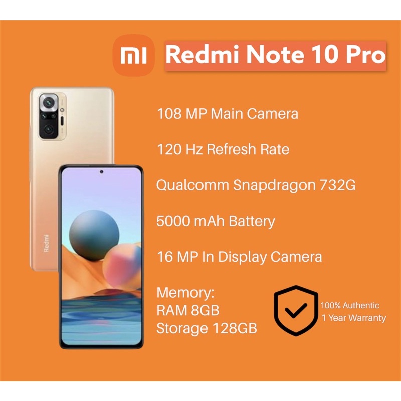 Redmi Note 10 Pro 6GB/128GB Shopee Philippines