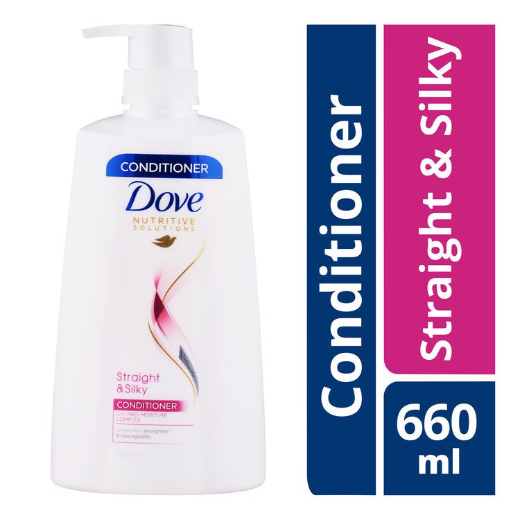 Dove Conditioner Straight & Silky 660ml Shopee Philippines