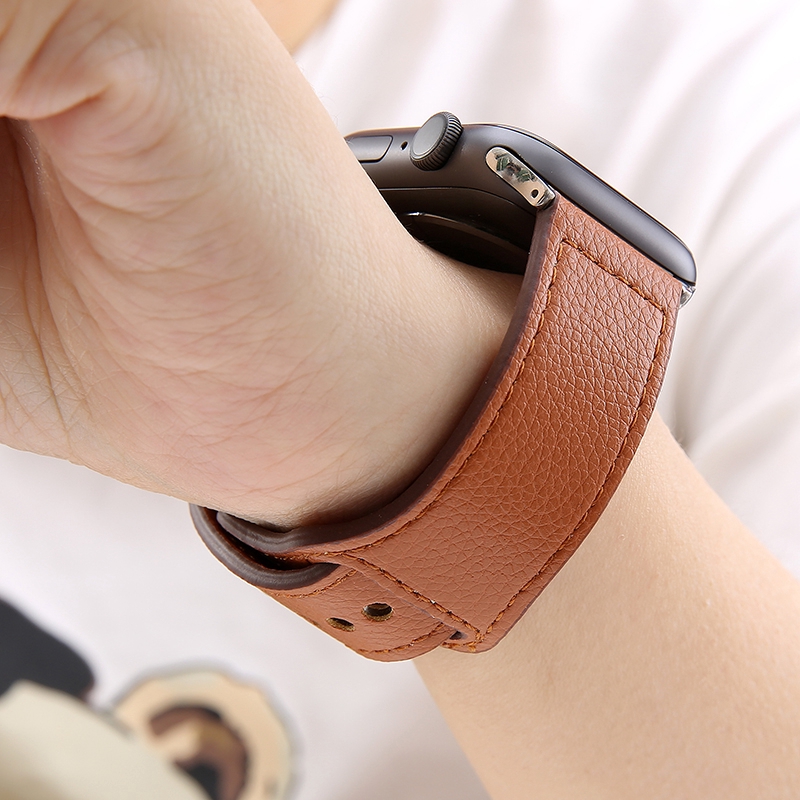 Genuine Leather Bands Strap for Samsung Galaxy Watch Active 2 40mm 44mm 40mm 44mm watch4 watch 4
