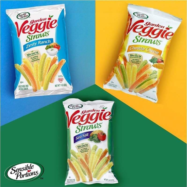 Sensible Portions Garden Veggie Straws Gluten Free (30g) Healthy