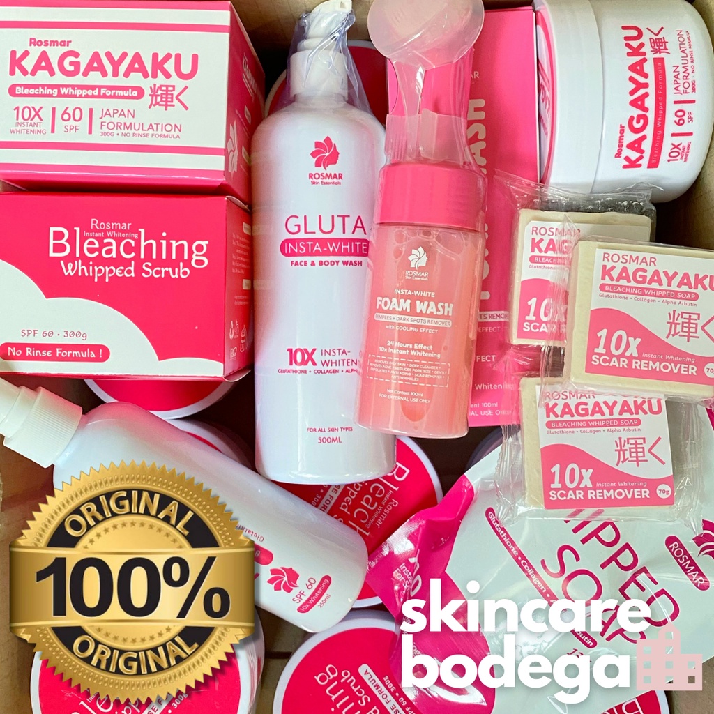 AUTHENTIC ROSMAR PRODUCTS MILD KIT WHIPPED LOTION SOAP CREAM SCRUB