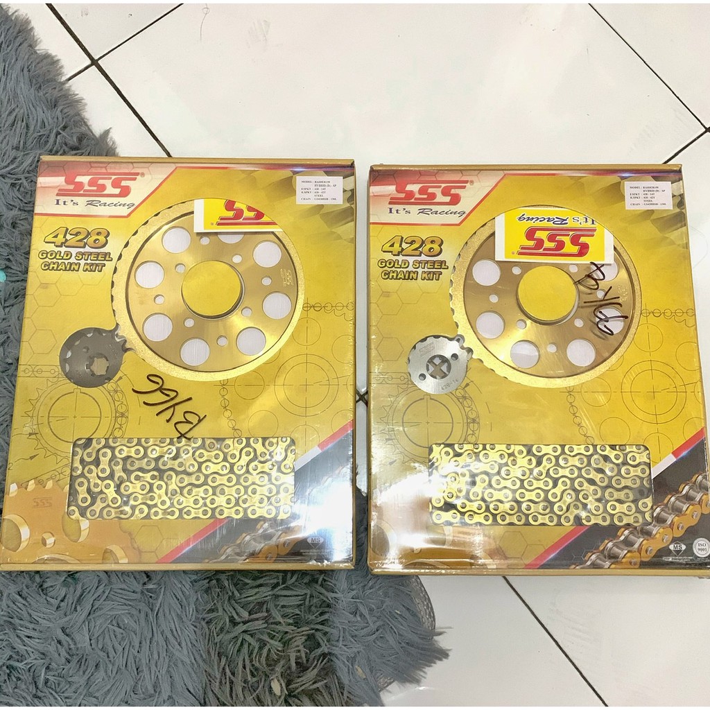 SSS SPROCKET SET RAIDER 150 / FI 42814T43 Shopee Philippines