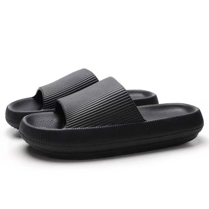 Thick bottom solid color home unisex couple nonslip silent indoor