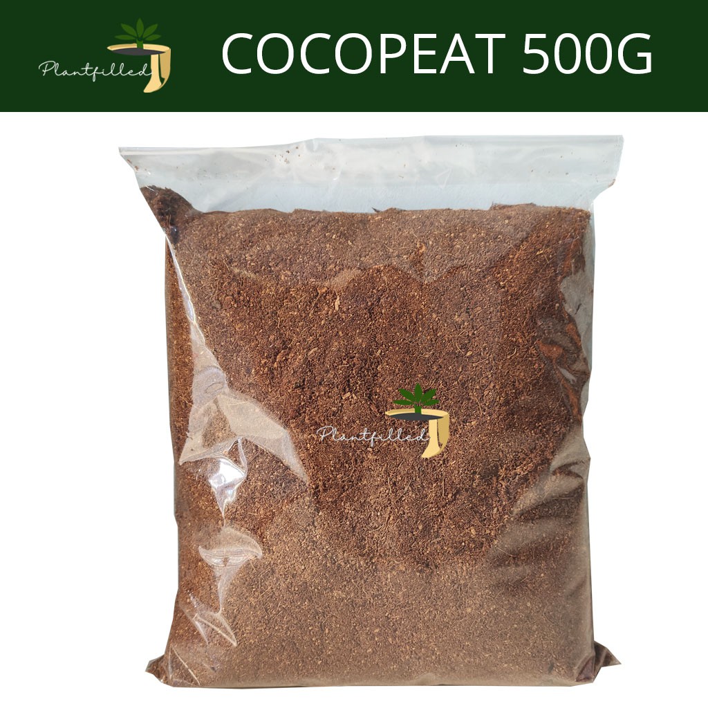 [Plantfilled] 500g Pure Cocopeat Coco coir Coco Peat Coco Dust for
