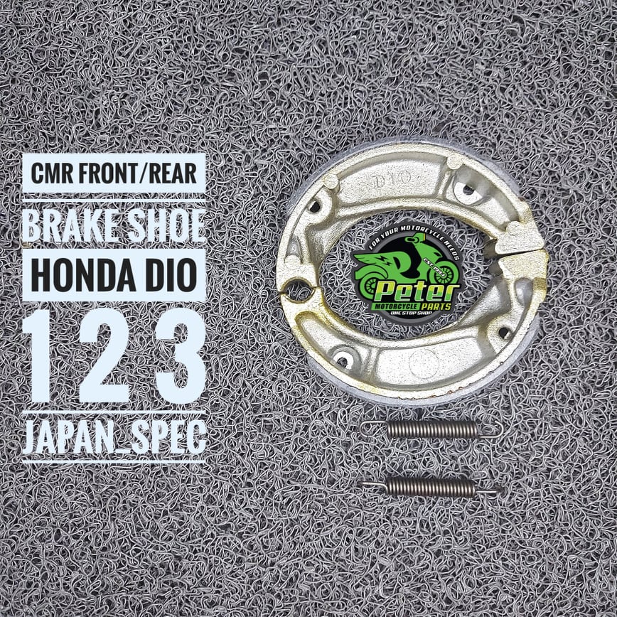 BRAKE SHOE DIO 1 2 & 3 JAPAN( CMR BRAND) FOR FRONT AND REAR JAPAN