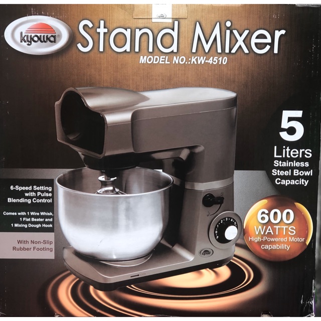 Heavy Duty Kyowa Stand Mixer 5Liters KW4510 Silver Shopee Philippines