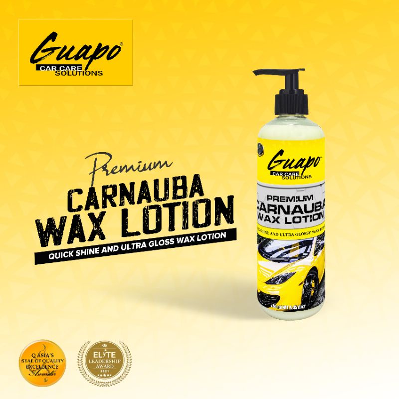 Guapo Car Care Motor Care Premium Carnauba Wax Lotion/Carnauba Wax