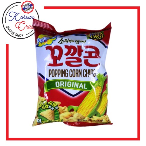 LOTTE Kkokkalcorn Original Flavor Popping Corn Chips 72g Shopee