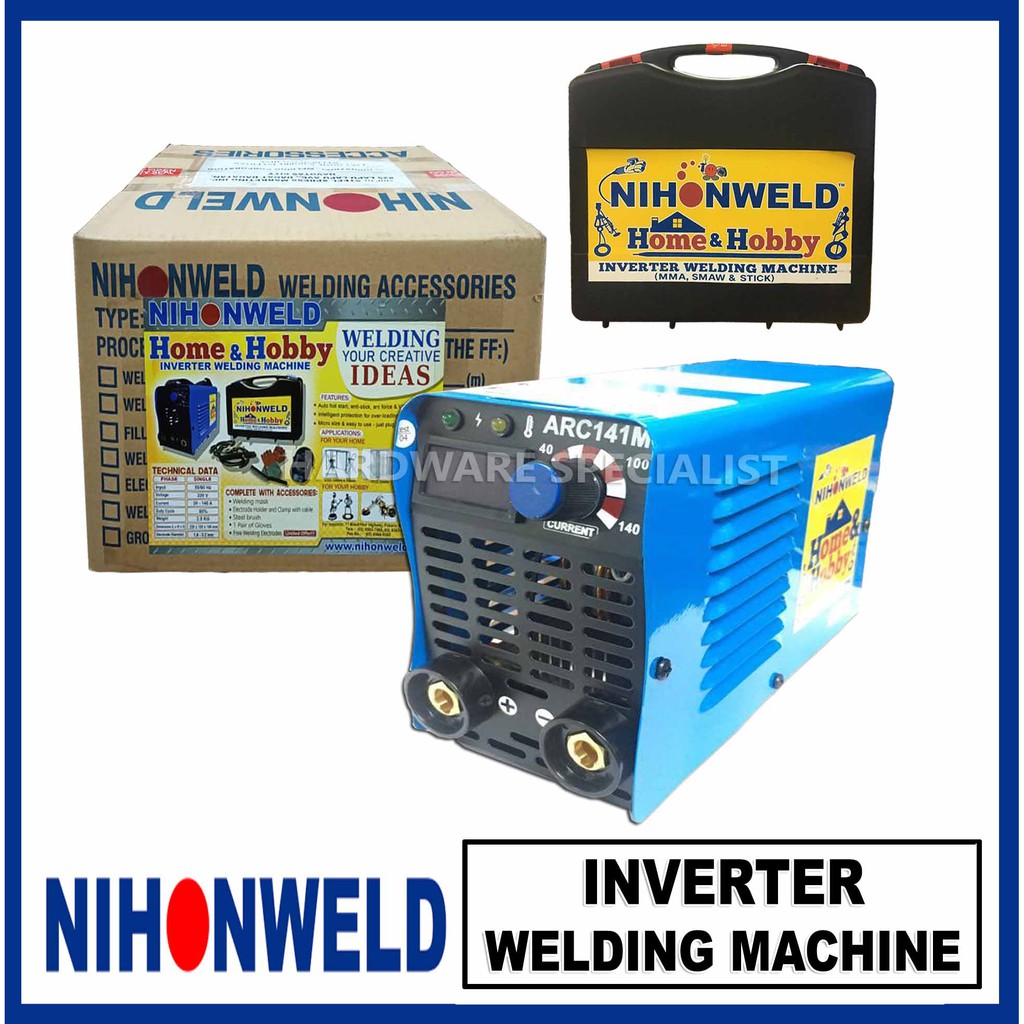 Nihonweld Home & Hobby Inverter Welding Machine ARC141M Shopee Philippines