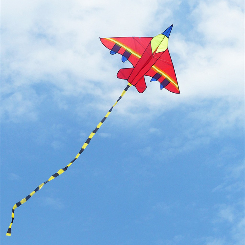 Airplane Shape Kites Outdoor Flying Toys Kite Children Kids Shopee