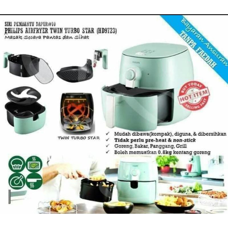 Philips Airfryer Twin TurboStar technology (Amway) Shopee Philippines