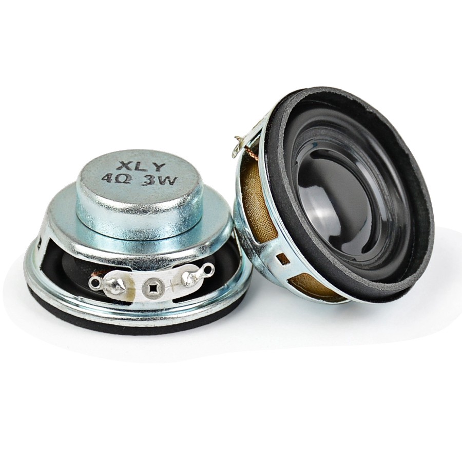 AIYIMA 2Pcs 40MM Portable Audio Speaker 1.5 Inch HiFi 4Ohm 3W Full