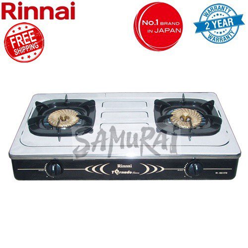 STOCK READY RINNAI TABLE GAS STOVE 3.7KW FIRE RI602HTB jHq1 Shopee