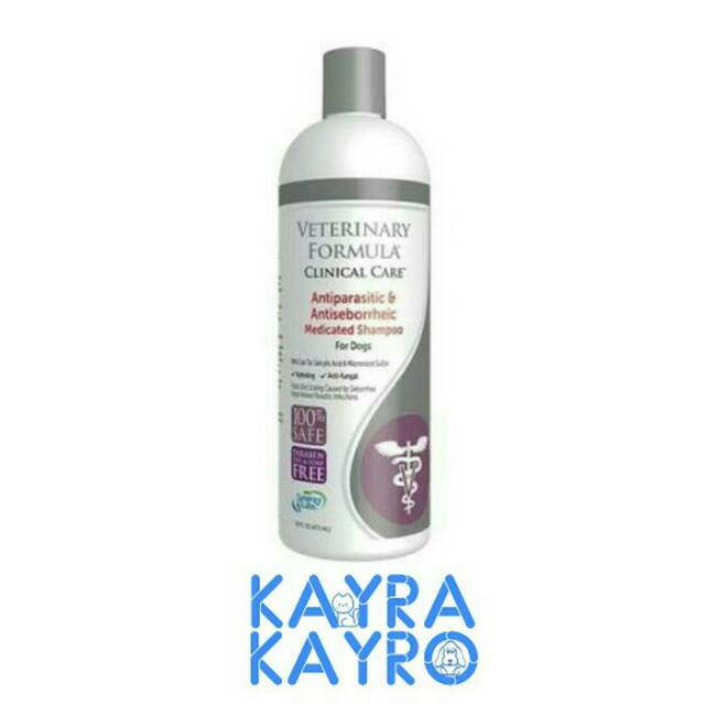 Veterinary Formula Antiparasitic & Antiseborrheic Shampoo 473 mL Anti