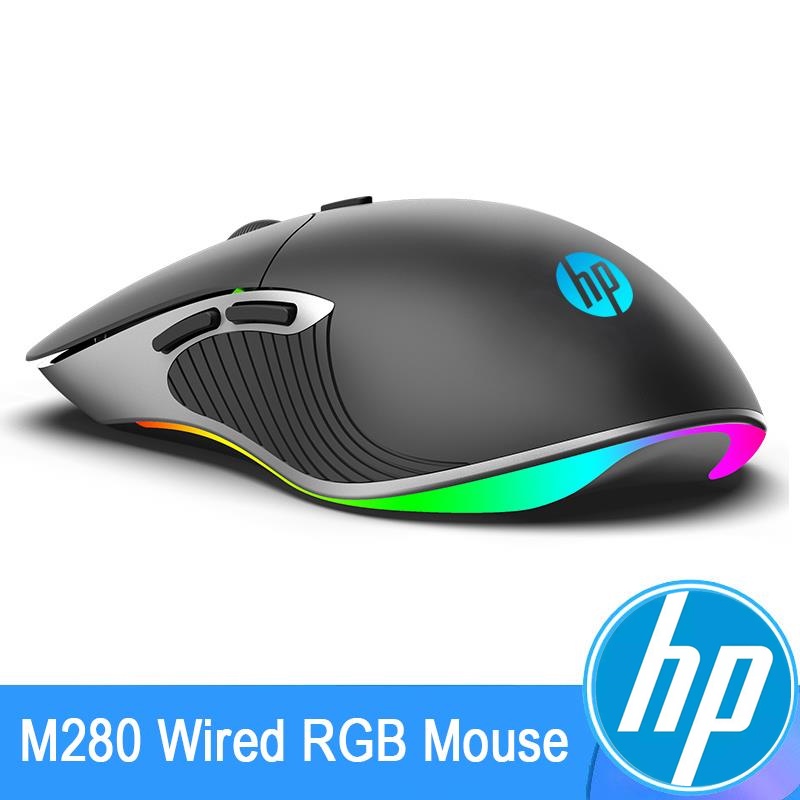 HP M280 Mouse 6400 dpi Wired Mouse RGB LED Gaming Mouse Shopee Philippines